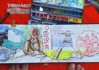 carnet de voyage Corée Japon